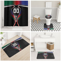 Personalized World Football 2026 Host Nations Bathroom Set USA Canada Mexico Soccer Trophy