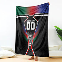 Personalized World Football 2026 Host Nations Blanket USA Canada Mexico Soccer Trophy