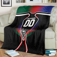 Personalized World Football 2026 Host Nations Blanket USA Canada Mexico Soccer Trophy