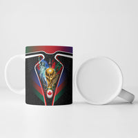 Personalized World Football 2026 Host Nations Ceramic Mug USA Canada Mexico Soccer Trophy