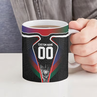 Personalized World Football 2026 Host Nations Ceramic Mug USA Canada Mexico Soccer Trophy