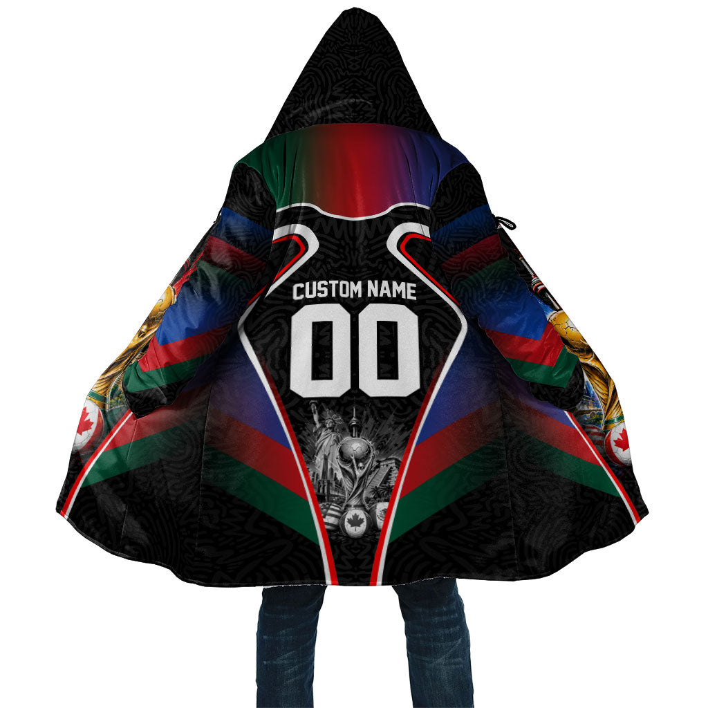 Personalized World Football 2026 Host Nations Cloak USA Canada Mexico Soccer Trophy