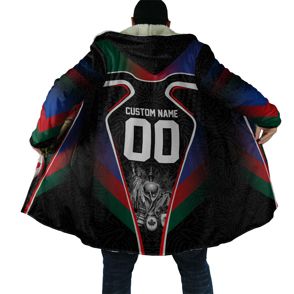 Personalized World Football 2026 Host Nations Cloak USA Canada Mexico Soccer Trophy