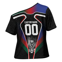 Personalized World Football 2026 Host Nations Cross Shoulder Shirt USA Canada Mexico Soccer Trophy
