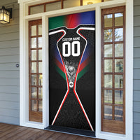 Personalized World Football 2026 Host Nations Door Cover USA Canada Mexico Soccer Trophy