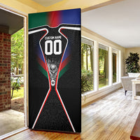 Personalized World Football 2026 Host Nations Door Cover USA Canada Mexico Soccer Trophy