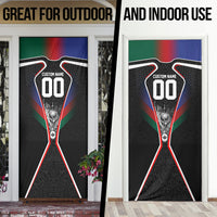 Personalized World Football 2026 Host Nations Door Cover USA Canada Mexico Soccer Trophy