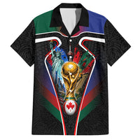 Personalized World Football 2026 Host Nations Hawaiian Shirt USA Canada Mexico Soccer Trophy