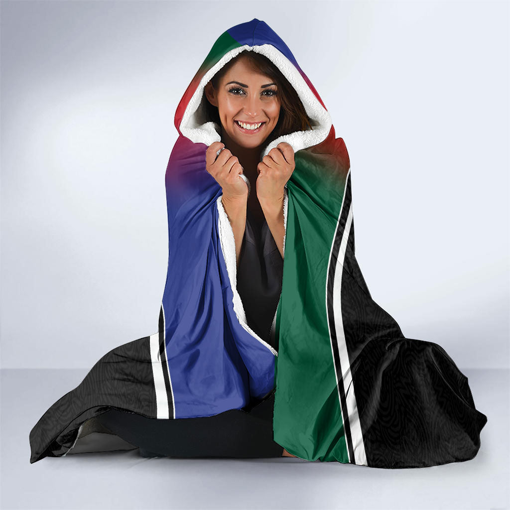 Personalized World Football 2026 Host Nations Hooded Blanket USA Canada Mexico Soccer Trophy