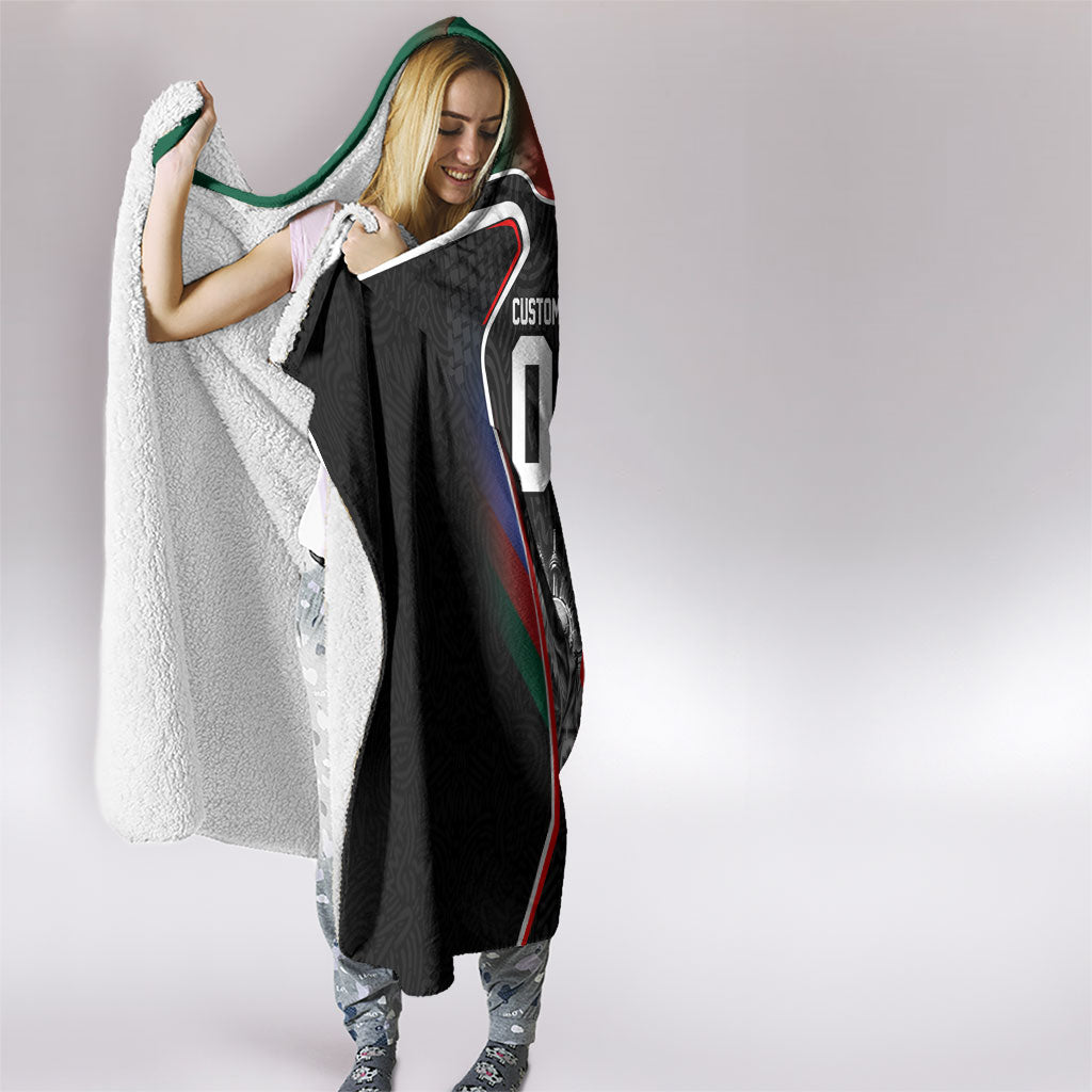 Personalized World Football 2026 Host Nations Hooded Blanket USA Canada Mexico Soccer Trophy