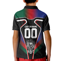 Personalized World Football 2026 Host Nations Kid Polo Shirt USA Canada Mexico Soccer Trophy
