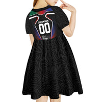 Personalized World Football 2026 Host Nations Kid Short Sleeve Dress USA Canada Mexico Soccer Trophy