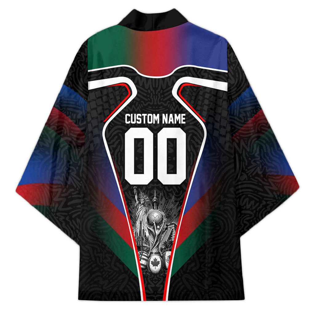 Personalized World Football 2026 Host Nations Kimono USA Canada Mexico Soccer Trophy
