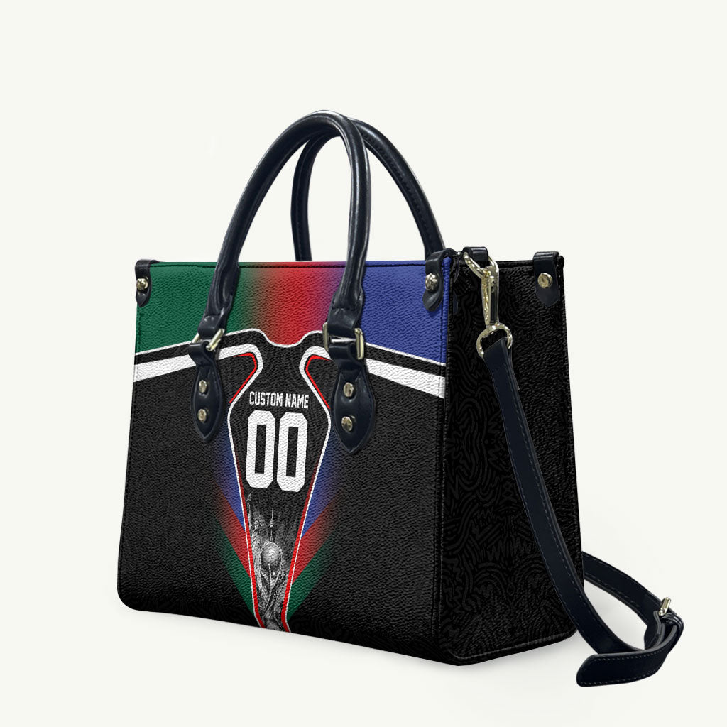 Personalized World Football 2026 Host Nations Leather Bag USA Canada Mexico Soccer Trophy
