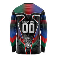 Personalized World Football 2026 Host Nations Long Sleeve Shirt USA Canada Mexico Soccer Trophy