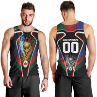 Personalized World Football 2026 Host Nations Men Tank Top USA Canada Mexico Soccer Trophy