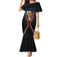 Personalized World Football 2026 Host Nations Mermaid Dress USA Canada Mexico Soccer Trophy