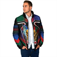 Personalized World Football 2026 Host Nations Padded Jacket USA Canada Mexico Soccer Trophy