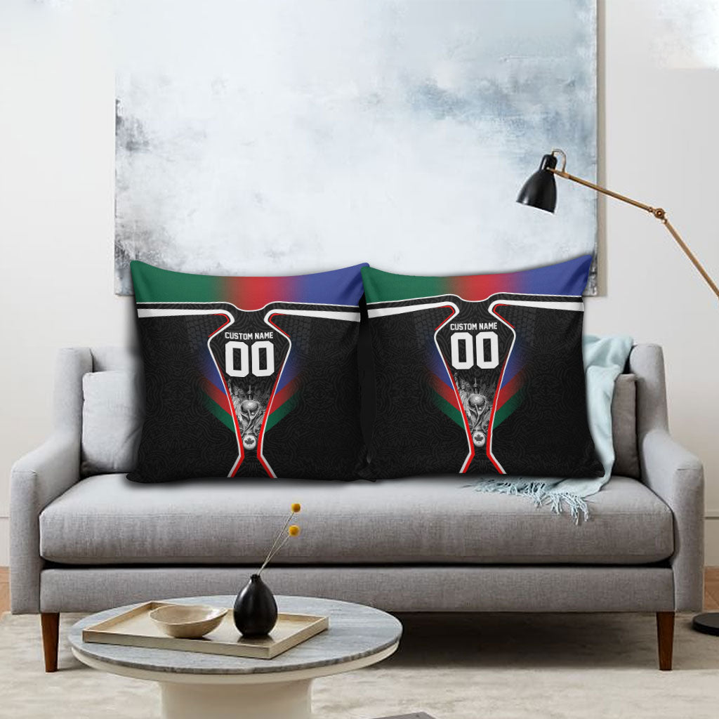 Personalized World Football 2026 Host Nations Pillow Cover USA Canada Mexico Soccer Trophy