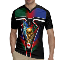 Personalized World Football 2026 Host Nations Rugby Jersey USA Canada Mexico Soccer Trophy