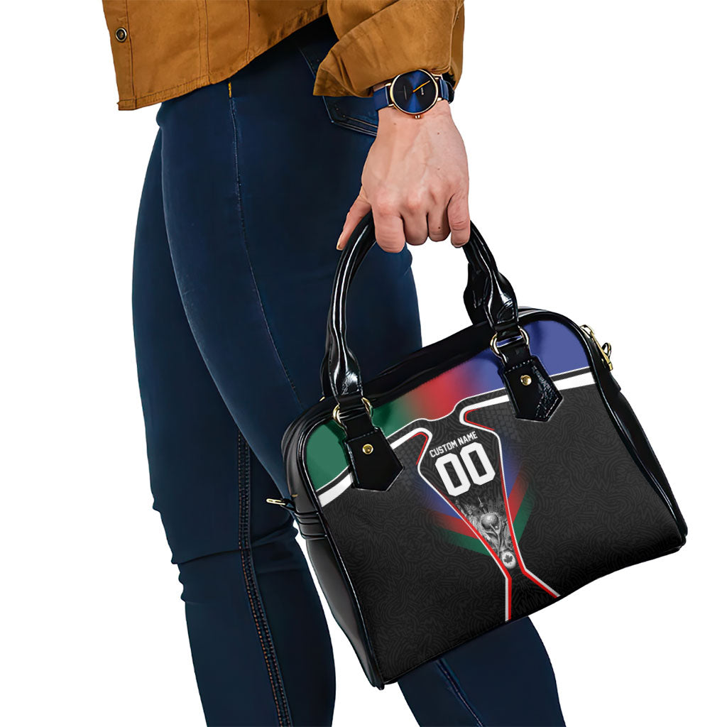 Personalized World Football 2026 Host Nations Shoulder Handbag USA Canada Mexico Soccer Trophy