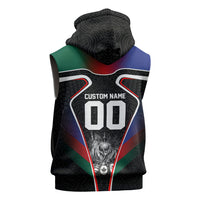 Personalized World Football 2026 Host Nations Sleeveless Hoodie USA Canada Mexico Soccer Trophy