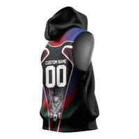 Personalized World Football 2026 Host Nations Sleeveless Hoodie USA Canada Mexico Soccer Trophy