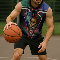 Personalized World Football 2026 Host Nations Sleeveless Hoodie USA Canada Mexico Soccer Trophy