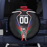 Personalized World Football 2026 Host Nations Spare Tire Cover USA Canada Mexico Soccer Trophy