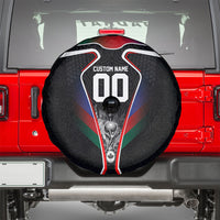 Personalized World Football 2026 Host Nations Spare Tire Cover USA Canada Mexico Soccer Trophy