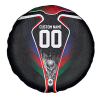 Personalized World Football 2026 Host Nations Spare Tire Cover USA Canada Mexico Soccer Trophy