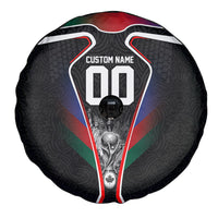 Personalized World Football 2026 Host Nations Spare Tire Cover USA Canada Mexico Soccer Trophy