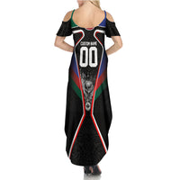Personalized World Football 2026 Host Nations Summer Maxi Dress USA Canada Mexico Soccer Trophy