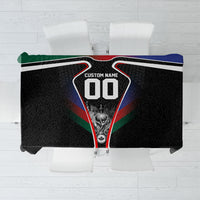Personalized World Football 2026 Host Nations Tablecloth USA Canada Mexico Soccer Trophy