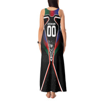 Personalized World Football 2026 Host Nations Tank Maxi Dress USA Canada Mexico Soccer Trophy