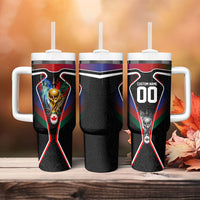 Personalized World Football 2026 Host Nations Tumbler With Handle USA Canada Mexico Soccer Trophy