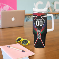 Personalized World Football 2026 Host Nations Tumbler With Handle USA Canada Mexico Soccer Trophy