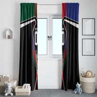 Personalized World Football 2026 Host Nations Window Curtain USA Canada Mexico Soccer Trophy