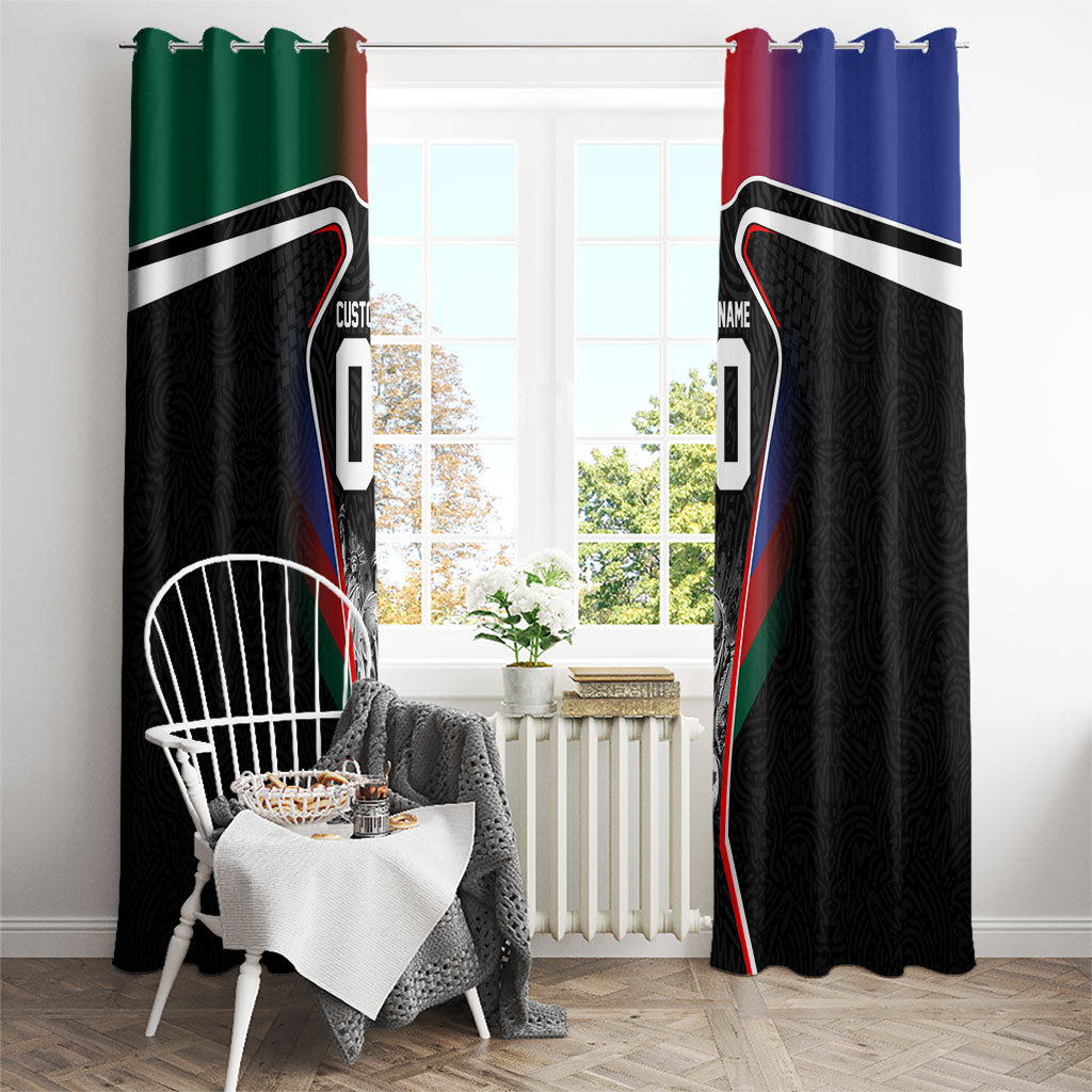 Personalized World Football 2026 Host Nations Window Curtain USA Canada Mexico Soccer Trophy