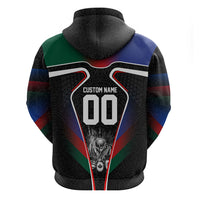 Personalized World Football 2026 Host Nations Zip Hoodie USA Canada Mexico Soccer Trophy