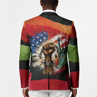 Happy 250th You Still Owe Us Black Pride Blazer Pan African Flag Broken Chains - Statue Of Liberty