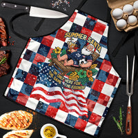 USA Soccer Summer Christmas In July Apron Summer Santa World Football 2026