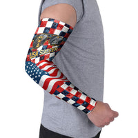 USA Soccer Summer Christmas In July Arm Sleeves Summer Santa World Football 2026