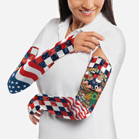 USA Soccer Summer Christmas In July Arm Sleeves Summer Santa World Football 2026