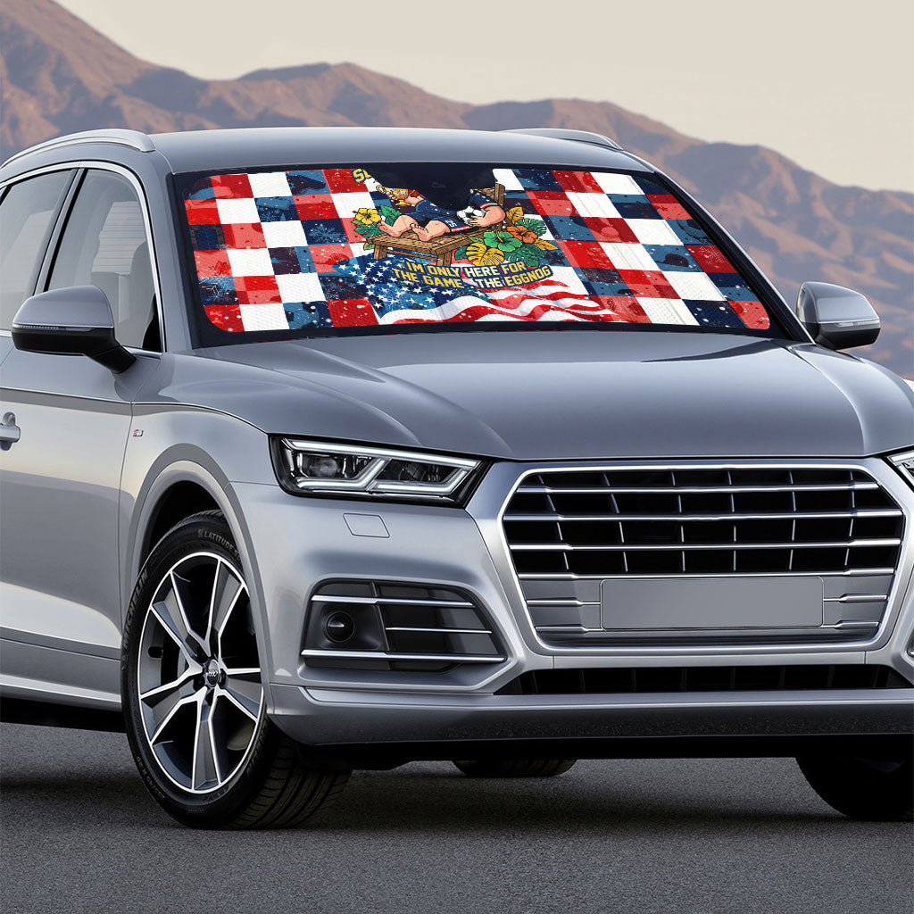 USA Soccer Summer Christmas In July Auto Sun Shade Summer Santa World Football 2026
