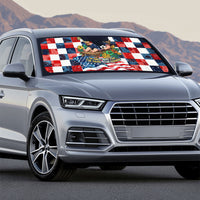 USA Soccer Summer Christmas In July Auto Sun Shade Summer Santa World Football 2026