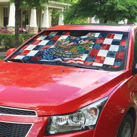 USA Soccer Summer Christmas In July Auto Sun Shade Summer Santa World Football 2026