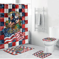 USA Soccer Summer Christmas In July Bathroom Set Summer Santa World Football 2026