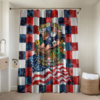 USA Soccer Summer Christmas In July Bathroom Set Summer Santa World Football 2026