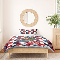 USA Soccer Summer Christmas In July Bedding Set Summer Santa World Football 2026